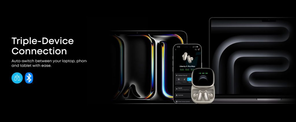 اتصال سه گانه در Liberty 5 Pro Max انکر